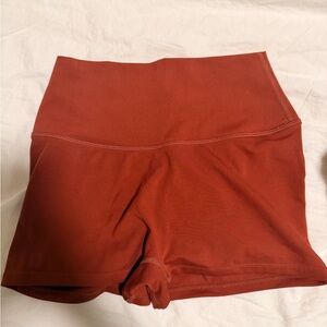 CSB Scrunch Shorts in Rust